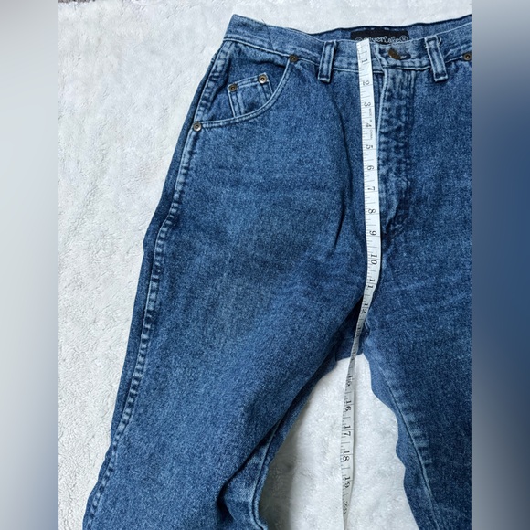 Vintage SILVERLAKE WRANGLERS High Rise Blue mom Jeans - Picture 12 of 14